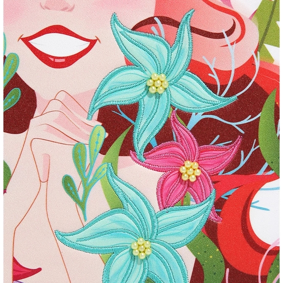 Danielle Nicole Disney The Little Mermaid Ariel Floral Mini Backpack - Picture 2 of 10